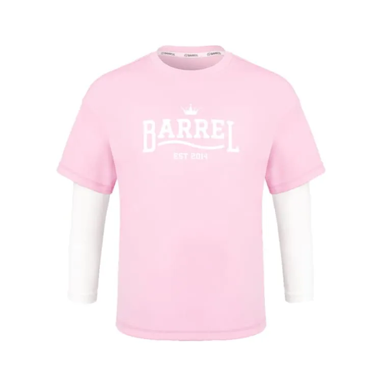 Barrel Kids Romantic Motion Layered Rashguard-PINK