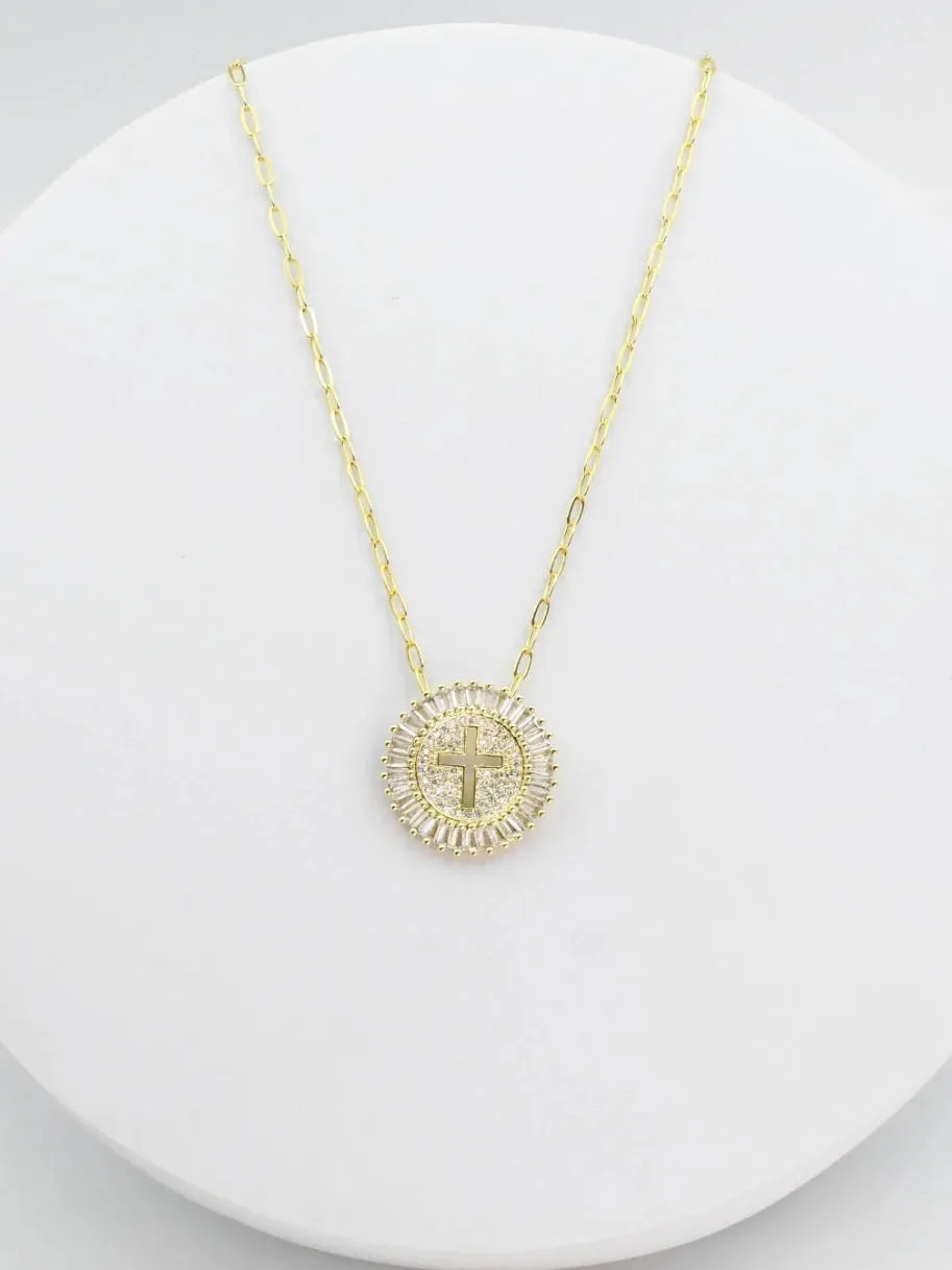 Grace Gold Cross Pendant