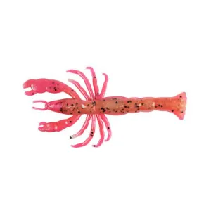 Gulp! Ghost Belly Shrimp Soft Bait - 3" Length, Pink Belly Shrimp, Per 7