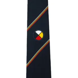 Indigenous Artist Collection: Men's Tie: Medicine Wheel