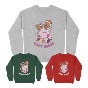 Lesbian Cosy Vibes Subtle Pride Christmas Jumper