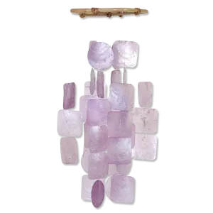 Lilac Capiz Wind Chime, Small