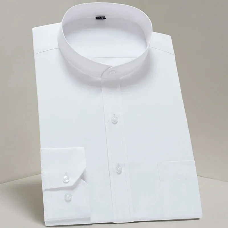 MC - Classic Dress Shirt for Men: Long sleeve, standard fit, perfect for business and casual office wear