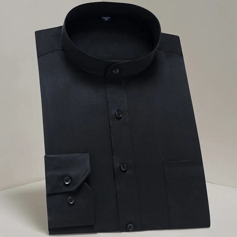 MC - Classic Dress Shirt for Men: Long sleeve, standard fit, perfect for business and casual office wear