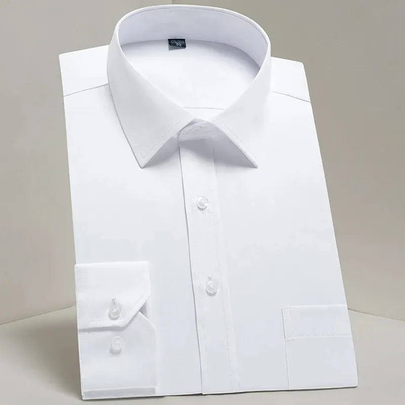 MC - Classic Dress Shirt for Men: Long sleeve, standard fit, perfect for business and casual office wear