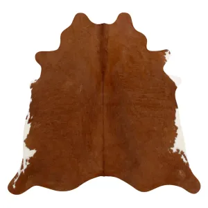 Natural Argentine Cowhide 4' 11" x 5' 1"