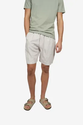 Natural Linen Realxed Waist Short