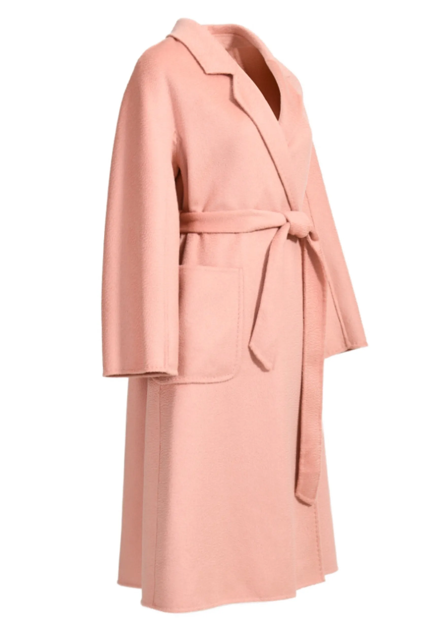 Soft Pink Cashmere Coat