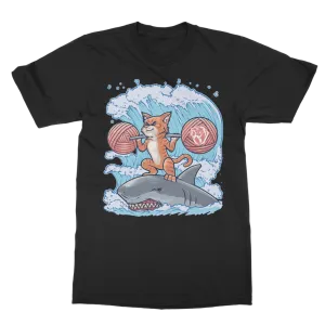 Squat N' Surf Orange Tabby Cat T-shirt (UK)