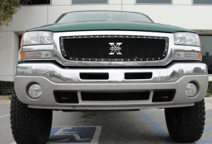 T-REX X Metal Series, Insert Grilles - Powdercoat - Requires Drilling or Cutting - 2003-2006 GMC 1500