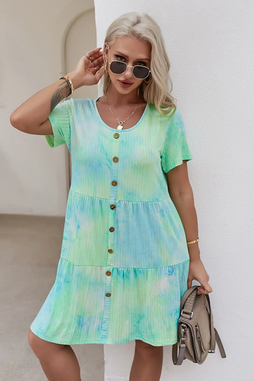 Tie-dyed Comfortable Dress