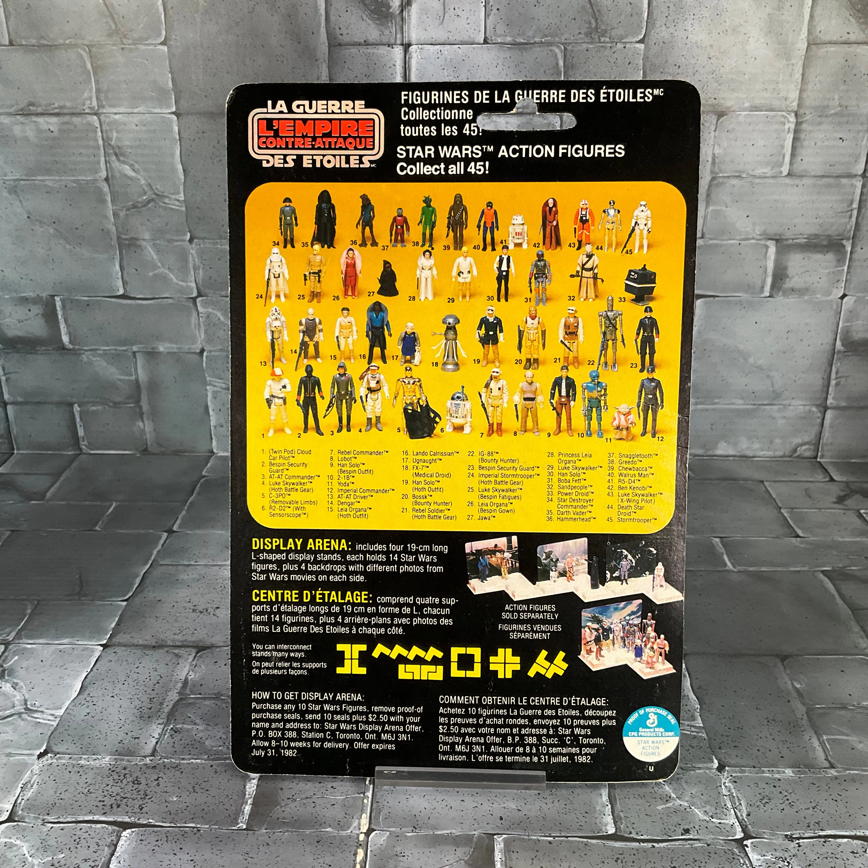 Vintage Kenner Star Wars - Bespin Security Guard with Cardback